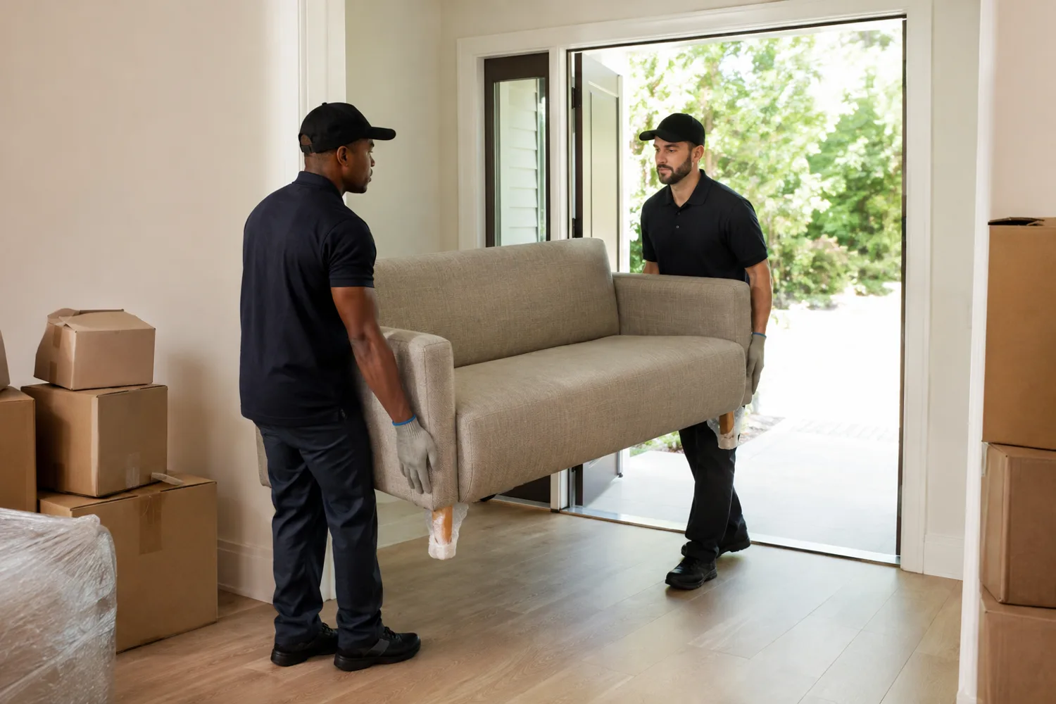 A professional helping with moving & assembly